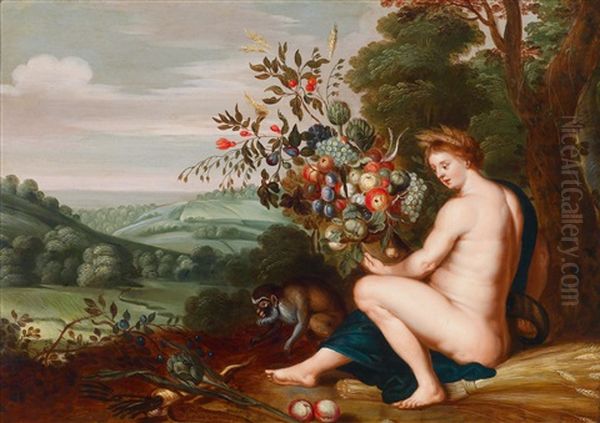 Die Gottin Ceres Als Allegorie Des Uberflusses - view 1