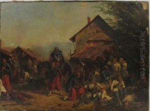 Scene De La Guerre De Crimee