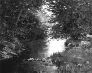 Brook Scene by Jonas Joseph LaValley