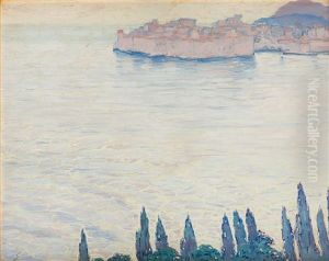 Marine Scene by Ludwik de Laveaux