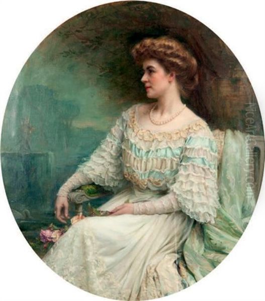 Portrait D'une Femme En Robe De Jour - view 1