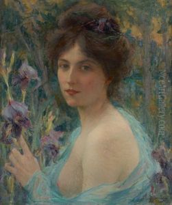 La Jeune Femme Aux Iris