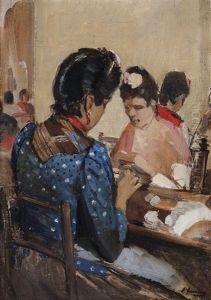 Portrait Of A Girl In Evening Dress