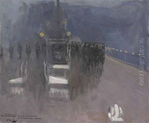 The German Delegates' Arrival On Board H.m.s. Queen Elizabeth 15th November 1918