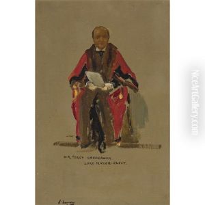 Sir Percy Greenaway - Lord Mayor Elect by John Lavery