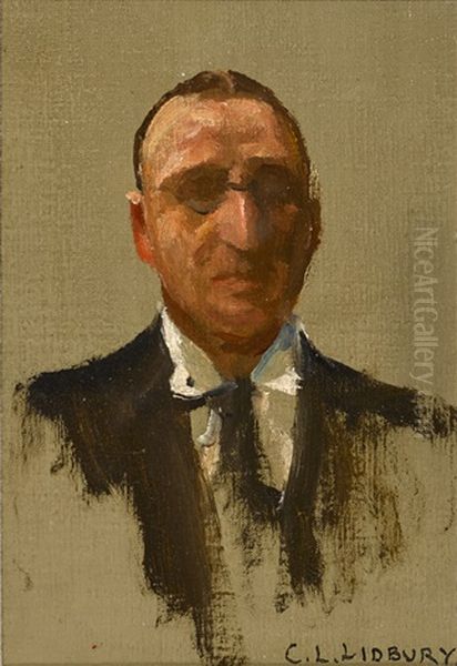 Portrait Sketch Of C.l. Lidbury - view 1