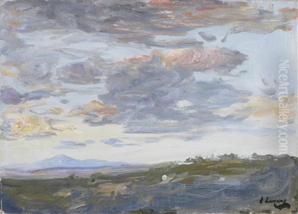 Evening Tangier Looking Towards Algeciras - view 1