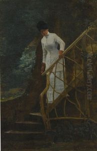 The Garden Steps by John Lavery