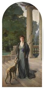 Baroness Gerda Von Chappius (mrs F. A. Konig) by John Lavery