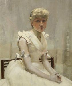 Portrait Of A Young Lady by John Lavery