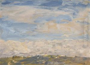 Landscape With A Distant Town (from Mount Washington, Tangier)