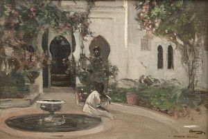 A Moorish Garden by John Lavery