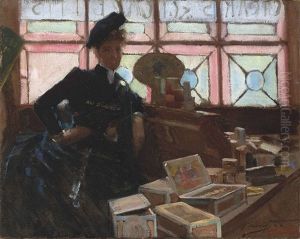 The Cigar Seller At The Glasgow Exhibition