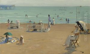 The Bathing Hour, Lido, Venice by John Lavery