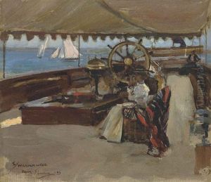 On The Clyde by John Lavery