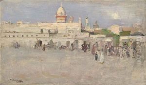 The Market Place, Tetouan by John Lavery