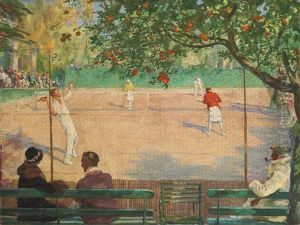 Tennis, Hotel Beau Site, Cannes by John Lavery