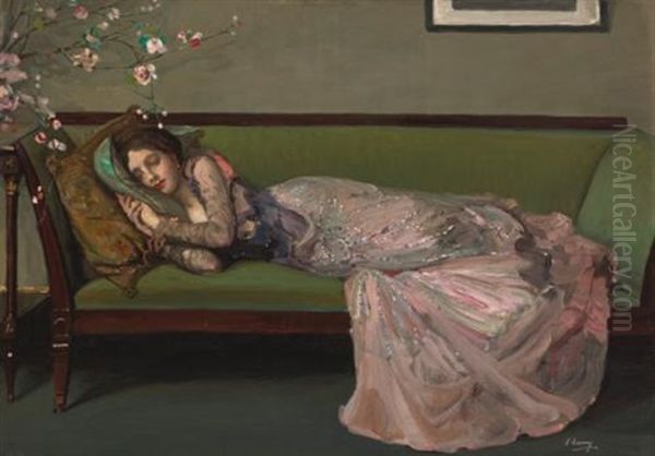 The Green Sofa - view 1