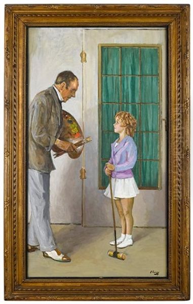 Shirley Temple And The Painter - view 1