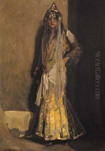 Miss Flora Lion In Oriental Costume - view 1