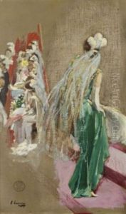 Debutante In Green (study For Their Majesties Court, Buckingham Palace) Debutante In Green (study For Their Majesties Court, Buckingham Palace)