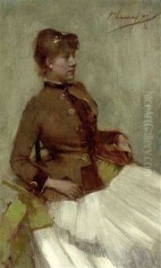 A French Girl by John Lavery