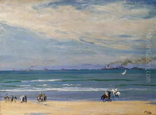 French Gunboats, Tangier Bay - view 1