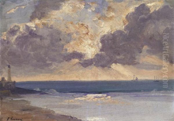 Evening At The Bar, Entrance To Harbour - view 1