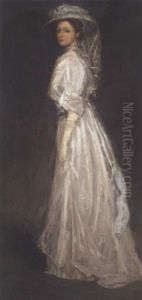 Portrait Of Mrs. Charles Baker by John Lavery