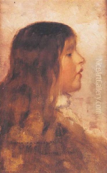 Sketch Of A Child's Head - view 1