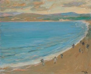 The Beach, Evening, Tangier by John Lavery