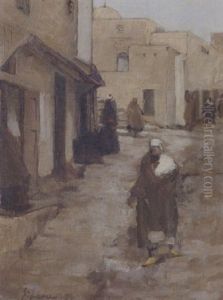 An Eastern Street Scene by John Lavery