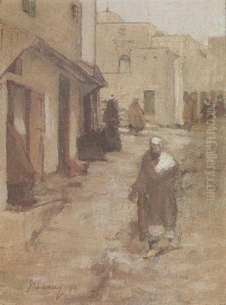 An Eastern Street Scene - view 1