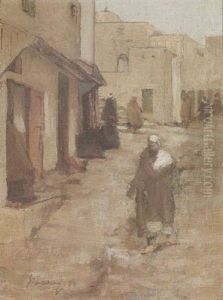 An Eastern Street Scene by John Lavery