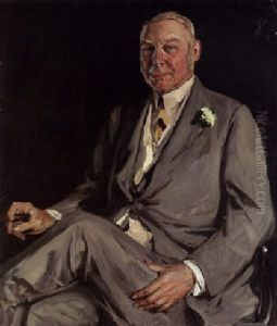 Portrait Of Hugh Cecil Lowther, The Fifth Earl Of Lonsdale, K.g.