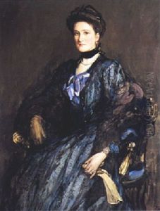 Portrait Of Kathrine Juliette Felicitie Vulliamy by John Lavery