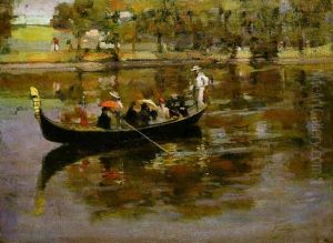 The Gondola On The Kelvin by John Lavery