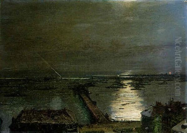 Moonlight, Dover 1918 - view 1