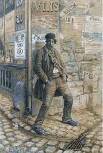 L'ivrogne by Camille Felix Bellanger