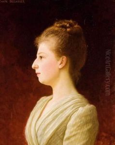 Portrait De Jeune Femme by Camille Felix Bellanger