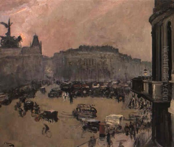 The Winter Sun, Hyde Park Corner - view 1