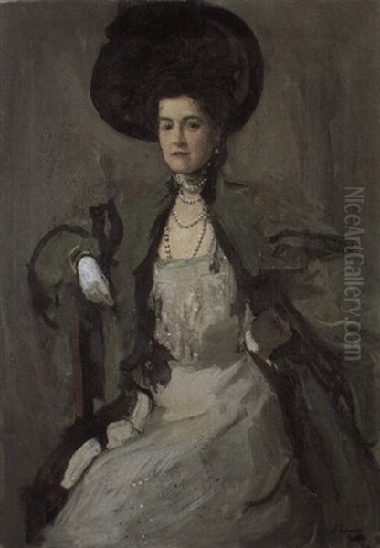The Lady In The Green Coat - view 1