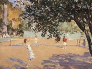 Les Orangers Du Beau Site De Cannes by John Lavery