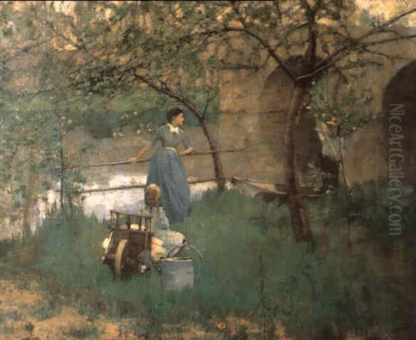 On The Loing by John Lavery