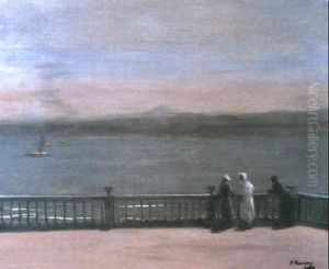 The Terrace--night by John Lavery