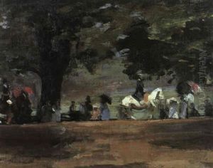 Rotton Row, Hyde Park No. 1 by John Lavery