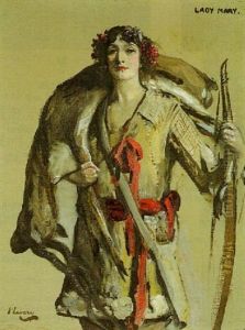 Miss Lillah Mccarthy As Lady Mary In 'the Admirable         Crichton' by John Lavery