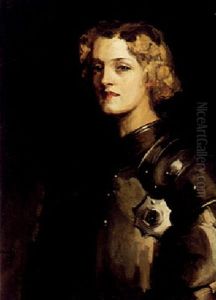 Portrait Of Pauline Chase As Joan Of Arc                    (painted Circa 1915) by John Lavery