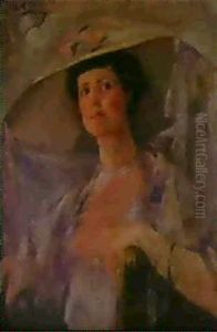 Portrait Of A Lady (miss L.) by John Lavery