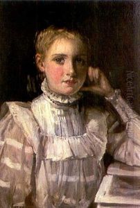Portrait Of Stella Donner by John Lavery